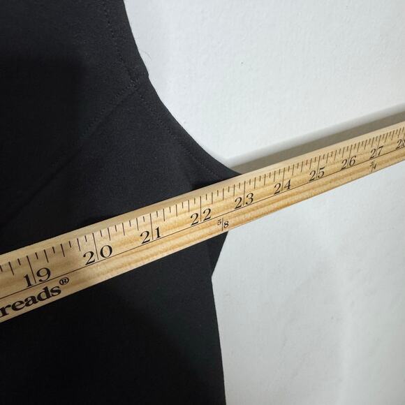 Spanx Ponte Perfect Sleeveless Jumpsuit Black 2X Tall Wide Leg Workwear Office - Picture 9 of 15